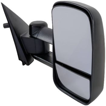 GM TRUCKS & VANS SILVERADO/PU 2500/3500 (CHEVY) DOOR MIRROR RIGHT (Passenger Side) PWR/HTD/M-FOLD (TOW TYPE)(DUAL ARM)(NO SIGNAL IN GLASS)(BLK) OEM#22820398-PFM 2015 PL#GM1321485