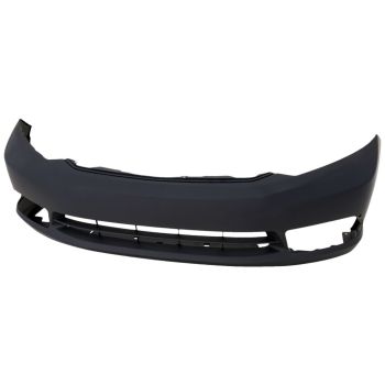 HONDA CIVIC SEDAN FRONT BUMPER COVER PRIMED (W/FOG)(EX/EX-L/SI)**CAPA** OEM#04711TR3A80ZZ 2012 PL#HO1000281C