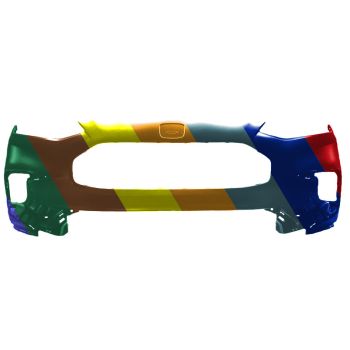 HONDA HRV FRONT BUMPER COVER PRIMED (WO/SENSOR)(LX.SPORT) OEM#047113W0A00ZZ 2023-2025 PL#HO1000330