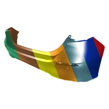 HONDA CIVIC HATCHBACK (EXC TYPE R) REAR BUMPER COVER PRIMED (W/SENSOR)(SPORT TOURING) **CAPA** OEM#04715T47A50ZZ 2022-2025 PL#HO1100330C