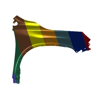 HONDA PILOT FENDER RIGHT (Passenger Side) OEM#60210T90A00ZZ 2023-2025 PL#HO1241205