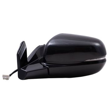 HONDA PASSPORT DOOR MIRROR LEFT (Driver Side) PWR/HTD/SIGNAL (W/MEMORY)(WO/AUTO DIMM GLASS)(PTM) OEM#76250TG7A91ZE-PFM 2019-2025 PL#HO1320336