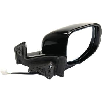 HONDA RIDGELINE DOOR MIRROR RIGHT (Passenger Side) PWR/N-HTD (GLOSS BLACK)(SPORT MDL) OEM#76200T6ZA41ZB 2017-2020 PL#HO1321310