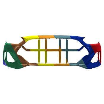 HYUNDAI VELOSTER FRONT BUMPER COVER PRM OEM#86511J3000 2019-2021 PL#HY1000234