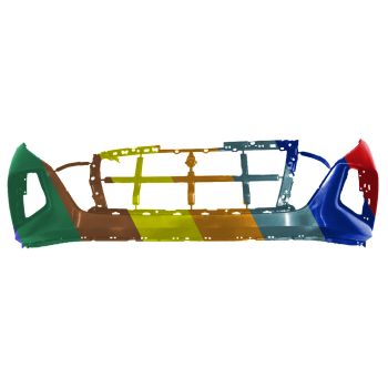 HYUNDAI TUCSON FRONT BUMPER COVER PRIMED (WO/SENSOR)(SE/SEL)(USA BUILT) **CAPA** OEM#86511CW000 2022-2024 PL#HY1014106C