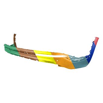 HYUNDAI SANTA FE HYBRID/HYBRID PLUG-IN REAR BUMPER COVER LOWER TEXTURE (W/6 PK SENSOR)(LIMITED) **CAPA** OEM#86650S2550 2023 PL#HY1115128C