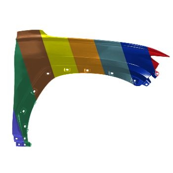 HYUNDAI TUCSON FENDER RIGHT (Passenger Side) (USA) **CAPA** OEM#66321CW000 2022-2025 PL#HY1241181C