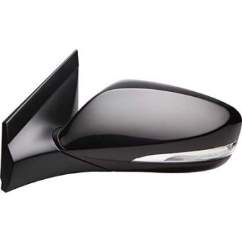 HYUNDAI ACCENT HATCHBACK DOOR MIRROR LEFT (Driver Side) PWR/HTD/SIGNAL (W/BLIND SPOT MIRROR) OEM#876101R910 2014-2017 PL#HY1320222