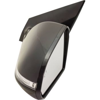 HYUNDAI SONATA  DOOR MIRROR LEFT (Driver Side) PWR/HTD/SIGNAL (W/BSD)(W/MEMORY)(GLOSS BLACK)(MAN-FOLD) OEM#87610C2070 2015-2017 PL#HY1320229
