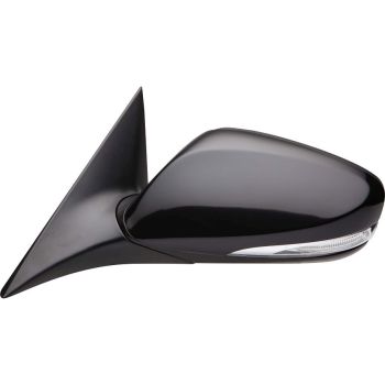 HYUNDAI VELOSTER  DOOR MIRROR LEFT (Driver Side) PWR/HTD(W/SIGNAL)(TEXT BASE) OEM#876102V510 2014-2017 PL#HY1320270