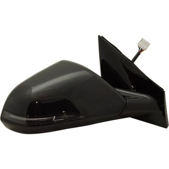 HYUNDAI SONATA DOOR MIRROR RIGHT (Passenger Side) PWR/HTD/SIGNAL (W/BSD)(WO/MEMORY)(GLOSS BLK)(MAN-FOLD) OEM#87620C2560 2018-2019 PL#HY1321239