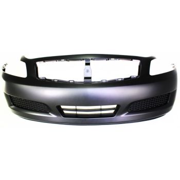 INFINITI G37 SEDAN FRONT BUMPER COVER PRIMED (WO/SPORT)(WO/RADOR SENSOR)**CAPA** OEM#62022JK60J 2009 PL#IN1000234C