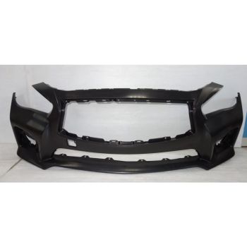 INFINITI Q50 HYBRID FRONT BUMPER COVER PRIMED (WO/SENSOR)(W/ SPORT)**CAPA** OEM#620224HD0H 2014-2015 PL#IN1000258C