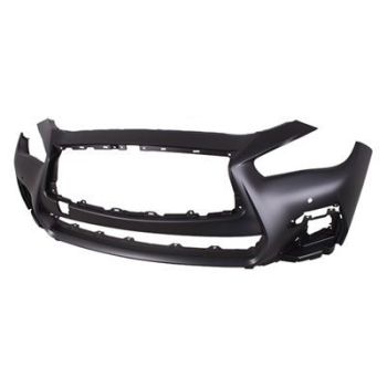 INFINITI Q50 FRONT BUMPER COVER PRIMED (W/SENSOR)(EXC PURE/LUXE)**CAPA** OEM#620226HJ1H 2018-2023 PL#IN1000283C