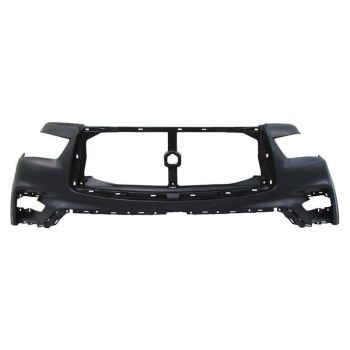 INFINITI QX80 FRONT BUMPER COVER PRIMED (WO/HL WASHER)**CAPA** OEM#620226GW0H 2018-2023 PL#IN1014100C
