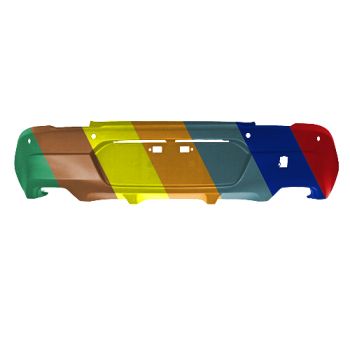 INFINITI QX55 REAR BUMPER COVER PRIMED **CAPA** OEM#850B25VG1J 2022-2023 PL#IN1100179C