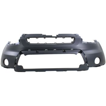 KIA SOUL FRONT BUMPER COVER PRIMED (W/ ROCKER MLDG) OEM#865112K050 2010-2011 PL#KI1000146