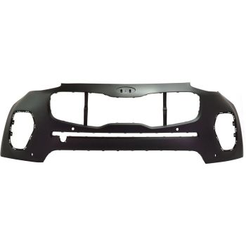 KIA SPORTAGE FRONT BUMPER COVER PRIMED (W/SENSOR)(FWD) **CAPA** OEM#86510D9010 2017-2019 PL#KI1000185C