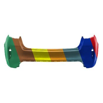 KIA OPTIMA HYBRID REAR BUMPER COVER PRIMED (WO/SENSOR) **CAPA** OEM#86611A8000 2017-2019 PL#KI1100217C