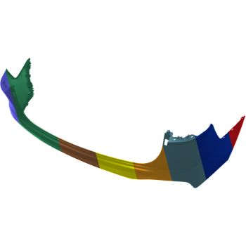 KIA SORENTO REAR BUMPER COVER UPPER PRIMED (WO/SENSOR) (L/LX/EX) OEM#86611C6000 2016-2018 PL#KI1114103