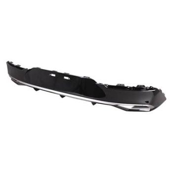KIA K5  REAR BUMPER COVER LOWER PTD-BLACK W/SILVER MLDG (LXS/EX) OEM#86650L3100 2021-2024 PL#KI1115131