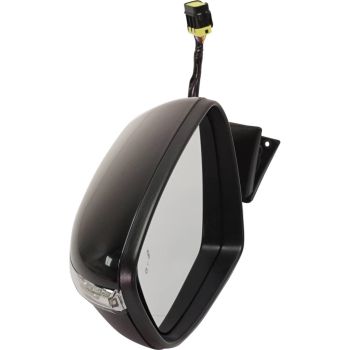 KIA FORTE5 HATCHBACK  DOOR MIRROR LEFT (Driver Side) PWR/HTD/SIGNAL/PUDDL (W/BSD)(PWR-FOLD) OEM#87610B0040 2017-2018 PL#KI1320215