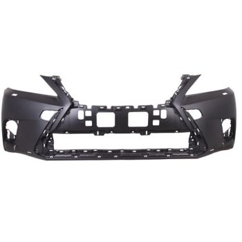 LEXUS CT 200h  FRONT BUMPER COVER PRIMED (W/F SPORT PKG)(W/WASHER)(WO/SENSOR)**CAPA** OEM#5211976927 2014-2017 PL#LX1000277C