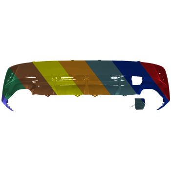 LEXUS IS 250/200t/300/350 (SEDAN) REAR BUMPER COVER LOWER BRIGHT-BLACK (IS300 W/F SPORT PKG)(IS350) **CAPA** OEM#5210853090 2021-2023 PL#LX1115105C