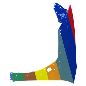 LEXUS UX 250h FENDER LEFT (Driver Side) (ALUM) **CAPA** OEM#5380276040 2019-2025 PL#LX1240142C