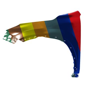 LEXUS NX 350h/ 450h+ FENDER LEFT (Driver Side) (ALUM) OEM#53802F6010 2022-2024 PL#LX1240144