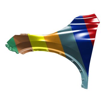 LEXUS RX 350h/500h FENDER LEFT (Driver Side) (ALUM) OEM#538120E190 2023-2025 PL#LX1240146