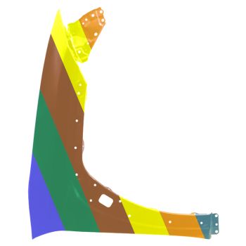 LEXUS UX 250h FENDER RIGHT (Passenger Side) (ALUM) **CAPA** OEM#5380176040 2019-2025 PL#LX1241142C