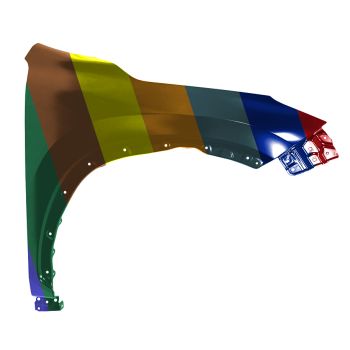 LEXUS NX 350h/ 450h+ FENDER RIGHT (Passenger Side) (ALUM) OEM#53801F6010 2022-2024 PL#LX1241144