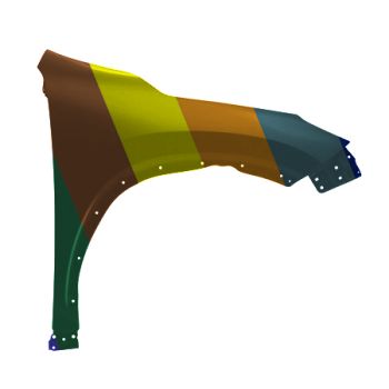 LEXUS NX 350h/ 450h+ FENDER RIGHT (Passenger Side) (STEEL) OEM#53801F6010-PFM 2022-2024 PL#LX1241145