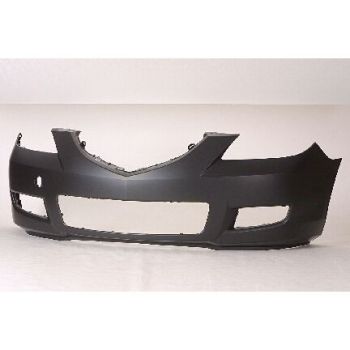 MAZDA MAZDA3 FRONT BUMPER COVER PRIMED (SD-STD) (WO/BUILT INSERT)**CAPA** OEM#BAN650031CBB 2007-2009 PL#MA1000215C