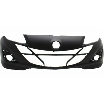 MAZDA MAZDA3  FRONT BUMPER COVER PRIMED (H/B 2.3L)**CAPA** OEM#BBN650031EBB 2010-2013 PL#MA1000232C