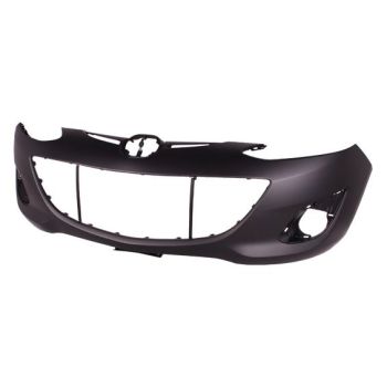 MAZDA MAZDA2 FRONT BUMPER COVER PRM**CAPA** OEM#DR6150031EBB 2011-2014 PL#MA1000233C