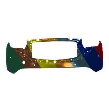 MAZDA CX-5 FRONT BUMPER COVER UPPER PRIMED (W/SENSOR) **CAPA** OEM#KSD550031ABB 2022-2024 PL#MA1014103C