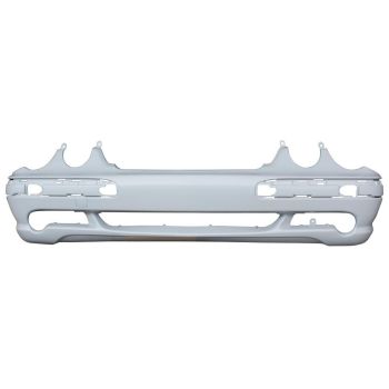 MERCEDES-BENZ E-CLASS (210) (SEDAN /WAGON ) FRONT BUMPER COVER PRIMED (W/O Washer)(W/ Sport Pkg) OEM#2108852525 2000-2003 PL#MB1000143