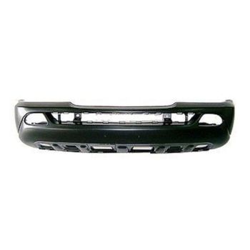 MERCEDES-BENZ ML-CLASS (163) FRONT BUMPER COVER PRIMED (W/RECT FOG)(W/O PARK)(W/O WASHER) OEM#1638804570 2002-2005 PL#MB1000162