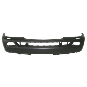 MERCEDES-BENZ ML-CLASS (163) FRONT BUMPER COVER PRIMED (W/RECT FOG)(W/O PARK)(W/WASHER) OEM#1638804670 2002-2005 PL#MB1000163
