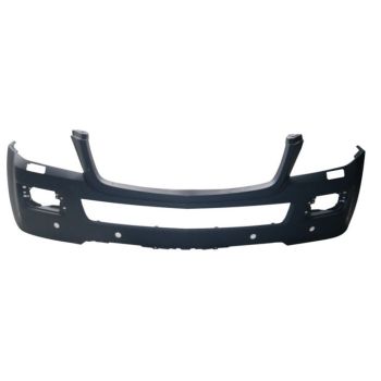 MERCEDES-BENZ GL-CLASS (164) FRONT BUMPER COVER PRIMED 320/450(OVAL FOG)(W/ WASHER)(W/SENSOR)(W/CURVE LIGHT) OEM#16488553259999 2007-2009 PL#MB1000253