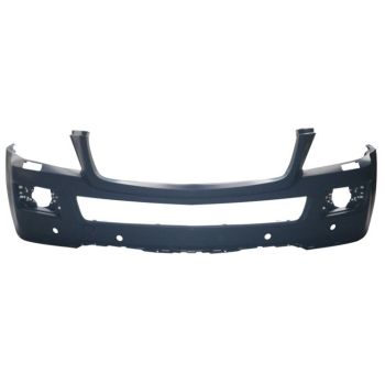 MERCEDES-BENZ GL-CLASS (164) FRONT BUMPER COVER PRIMED 320/450 (ROUND FOG)(W/ WASHER)(W/ SENSOR)(WO/CURVE LIGHT) OEM#16488519259999 2007-2009 PL#MB1000254