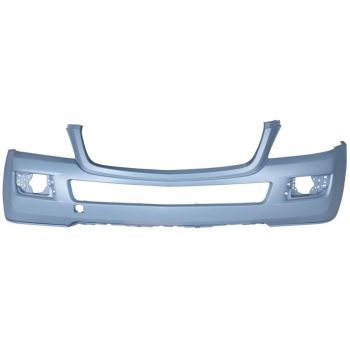MERCEDES-BENZ GL-CLASS (164) FRONT BUMPER COVER PRIMED 320/450 (ROUND FOG)(WO/WASHER)(WO/SENSOR)(WO/CURVE LIGHT) OEM#16488513259999 2007-2009 PL#MB1000258