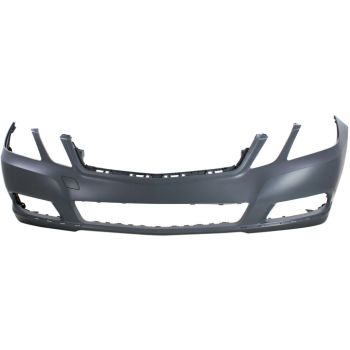 MERCEDES-BENZ E-CLASS WAGON (212) FRONT BUMPER COVER PRIMED (WO/AMG)(W/CHROME MLDG)(WO/WASHER)(WO/SENSOR) **CAPA** OEM#21288012409999 2011-2013 PL#MB1000309C