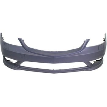 MERCEDES-BENZ S-CLASS SEDAN (221)  (EXC S400 HYBRID) FRONT BUMPER COVER PRIMED (S350/S550)(W/ SPORT)(W/WASHER)(WO/SENSOR)(no side marker hole OEM#22188042409999 2012-2013 PL#MB1000350