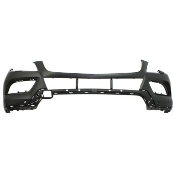 MERCEDES-BENZ ML-CLASS (166) FRONT BUMPER COVER PRIMED (ML250/350 WO/SPORT)(W/ WASH)(W/ SENSOR)**CAPA** OEM#16688514259999 2012-2015 PL#MB1000367C