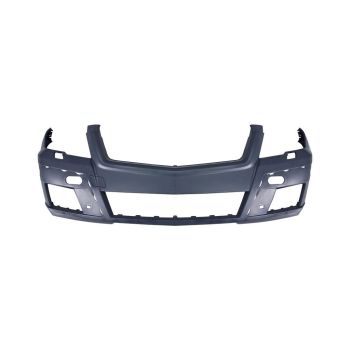 MERCEDES-BENZ GLK-CLASS (204)  FRONT BUMPER COVER PRIMED (W/ WASHER)(WO/SENSOR)(BASE W/ OFFROAD PKG) OEM#2048804740 2010-2012 PL#MB1000376