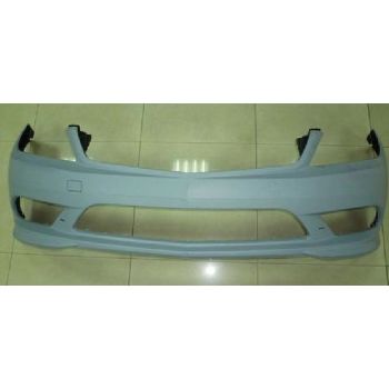 MERCEDES-BENZ C-CLASS SEDAN (204) FRONT BUMPER COVER PRIMED (SPORT)(WO/WASH)(WO/SEN)(EXC C63)(LED DRL) **CAPA** OEM#2048856138 2011 PL#MB1000424C