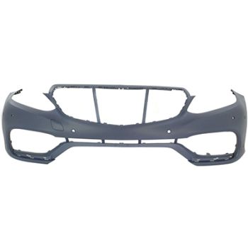 MERCEDES-BENZ E-CLASS SEDAN (212)  FRONT BUMPER COVER PRIMED (W/SENSOR)( E63) OEM#21288529389999 2014-2016 PL#MB1000449